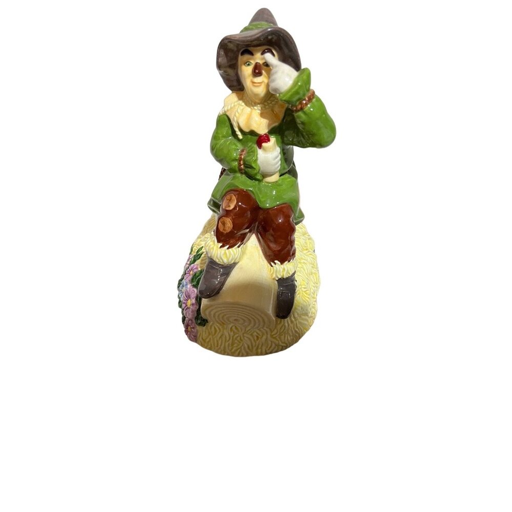 Vintage 1999 WIZARD OF OZ SCARECROW Figure Ceramic Bank by Enesco Turner Enter. - Picture 9 of 10
